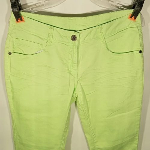 Gina almazöld női vászonnadrág – 38-as méret