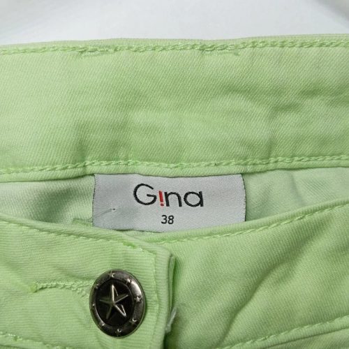 Gina almazöld női vászonnadrág – 38-as méret