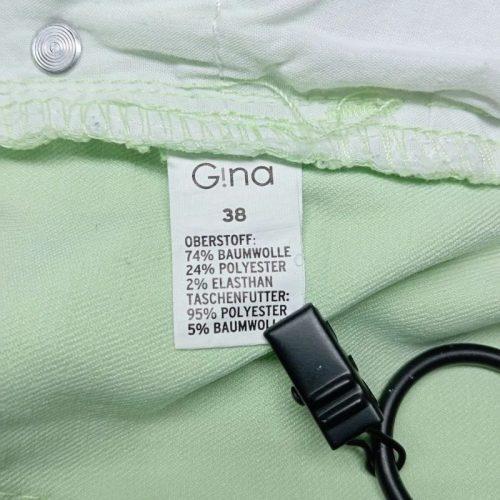 Gina almazöld női vászonnadrág – 38-as méret