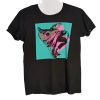 Gorillaz fekete grafikus póló – unisex, vintage stílus