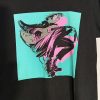 Gorillaz fekete grafikus póló – unisex, vintage stílus