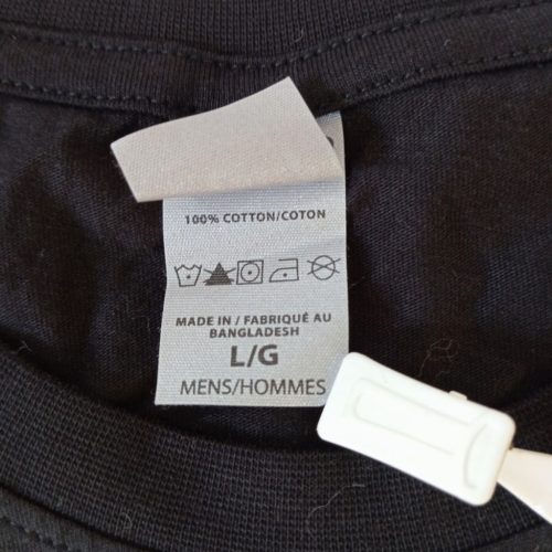 Guinness fekete férfi póló L-es méret – arany hárfa logóval