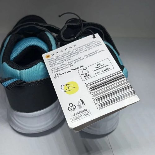 Hip & Hopps fekete-kék fiú sportcipő – 29