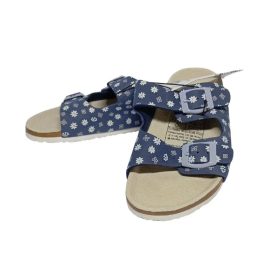 Hip&Hopps kék virágos lány papucs – 33