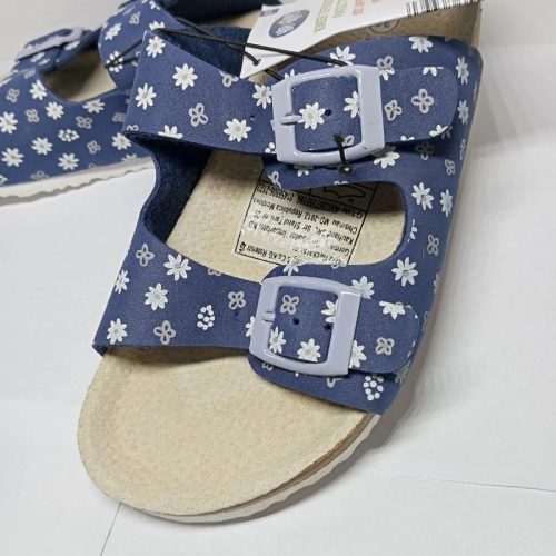 Hip&Hopps kék virágos lány papucs – 33