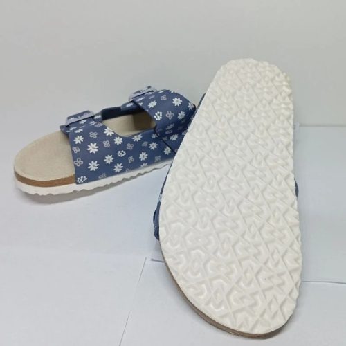 Hip&Hopps kék virágos lány papucs – 33