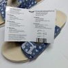 Hip&Hopps kék virágos lány papucs – 33
