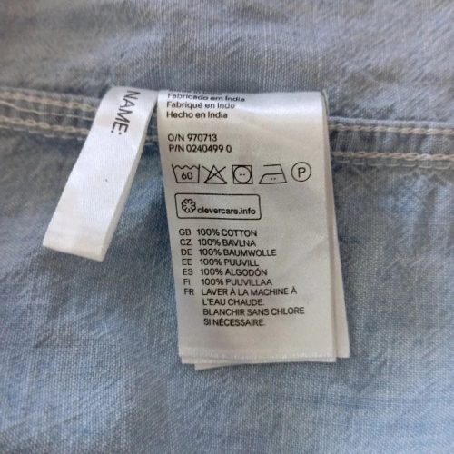 H&M L.O.G.G. világoskék 100% pamut fiú farmering – 164-es (13-14 év)