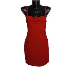H&M Divided piros testhezálló mini ruha – M-es méret