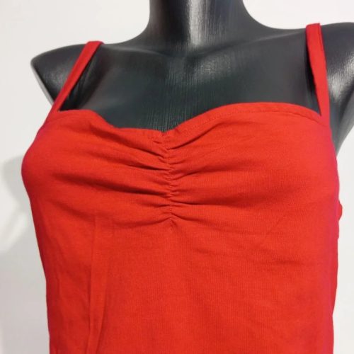 H&M Divided piros testhezálló mini ruha – M-es méret