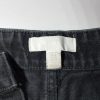H&M fekete magas derekú farmer short – női, 40