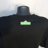 H&M Sesame Street grafika fekete póló nosztalgikus minta laza stílus