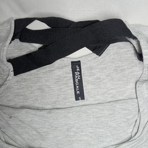 Jean Pascale rövid ujjú hosszított póló rafinált szalagokkal