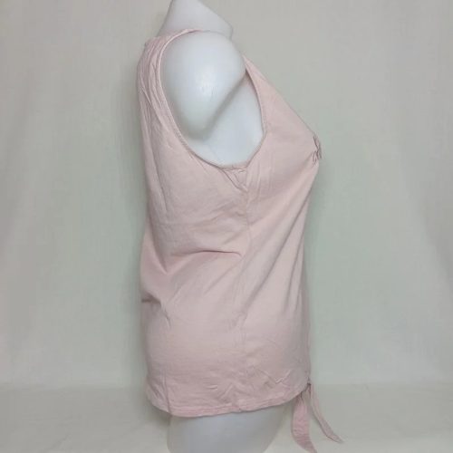 KIABI rózsaszín női Tank Top masnis megkötővel – L méret