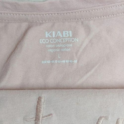 KIABI rózsaszín női Tank Top masnis megkötővel – L méret