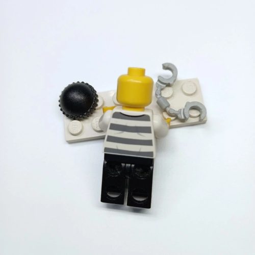 LEGO City Rab minifigura – eredeti, kézi bilincsekkel, 3 éveskor felett