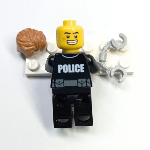 LEGO City Police minifigura (6+) – Eredeti, hibátlan