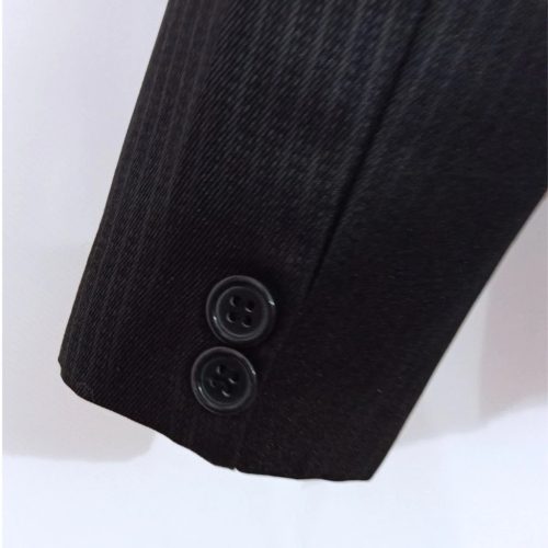 Fiú zakó – fekete csíkos, elegáns, Les Voiliers, EU 128 (8 éves)