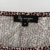 Lily Morgan – Leopárd mintás bő fazonú női blúz (1X, új, címkés)