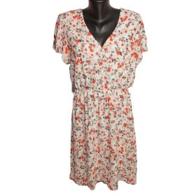   Virágmintás gumírozott derekú nyári egyberuha – LOLALIZA