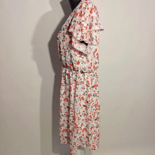 Virágmintás gumírozott derekú nyári egyberuha – LOLALIZA