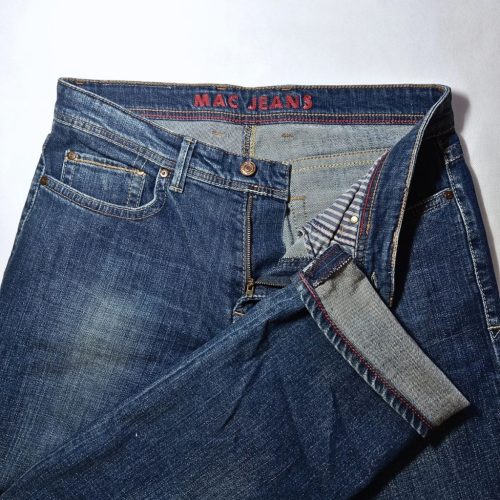 MAC Jeans Férfi Sötétkék Stretch Farmer – EU 56 (W34 L33)