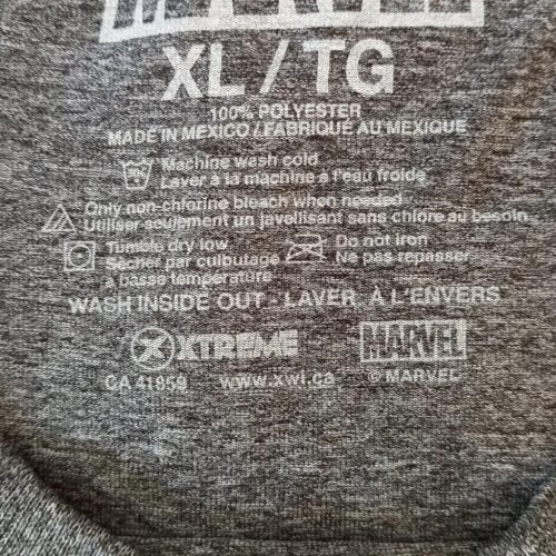 Marvel The Punisher™ férfi  XL szürke koponyamintás  T-shirt