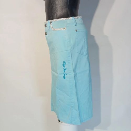 Mayo Chix világoskék vászon midi szoknya s méret