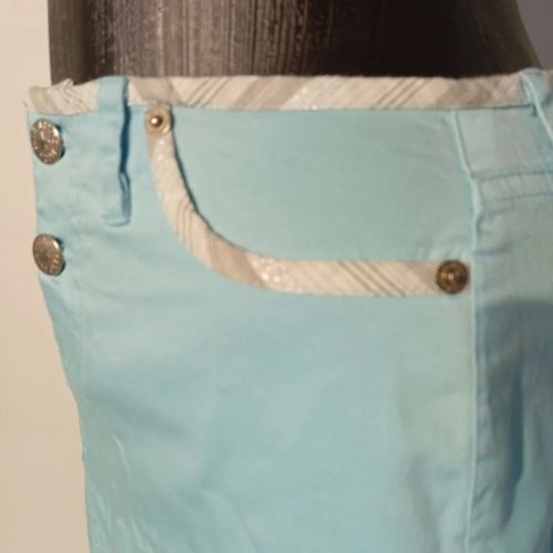 Mayo Chix világoskék vászon midi szoknya s méret