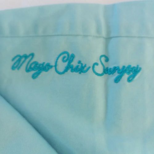 Mayo Chix világoskék vászon midi szoknya s méret