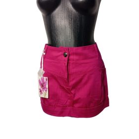 Mayo Chix ciklámen mini szoknya zsebes fazonnal L méret