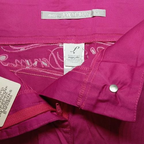 Mayo Chix ciklámen mini szoknya zsebes fazonnal L méret