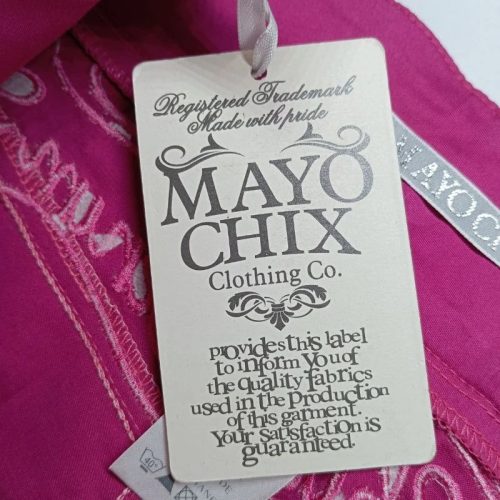 Mayo Chix ciklámen mini szoknya zsebes fazonnal L méret