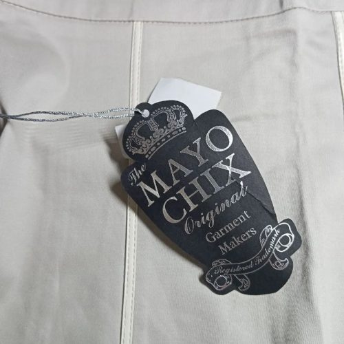Mayo Chix halványszürke paneles miniszoknya-S