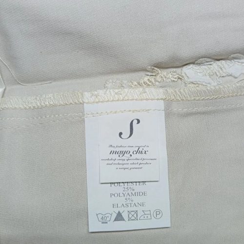 Mayo Chix halványszürke paneles miniszoknya-S