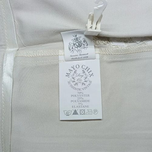 Mayo Chix halványszürke paneles miniszoknya-S