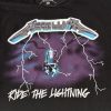 Metallica Ride the Lightning Férfi Fekete Póló - XL