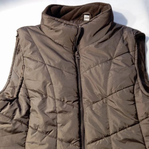 Barna steppelt női pufi mellény (EU 44/46 • L/XL)