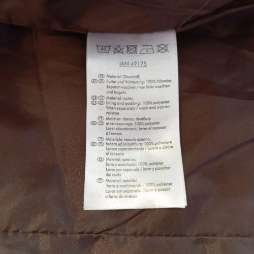 Barna steppelt női pufi mellény (EU 44/46 • L/XL)