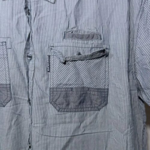 Férfi világoskék rövid ujjú ing – XL-XXL méret