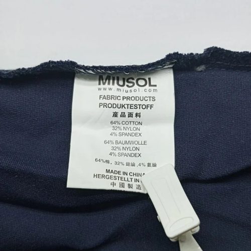 Miusol sötétkék csipkés alkalmi midiruha – 2XL