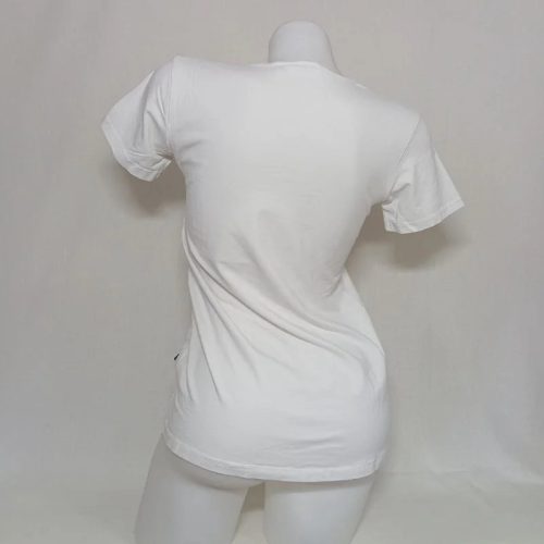 Mix’n Match fehér flitteres “MUSIC” női top – L