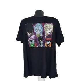   My Hero Academia fekete póló – League of Villains minta, XL