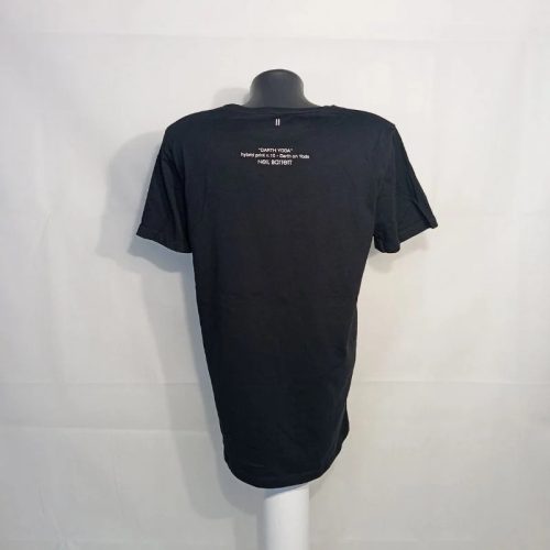 Neil Barrett Designer fekete póló – Darth Yoda Hybrid grafikával