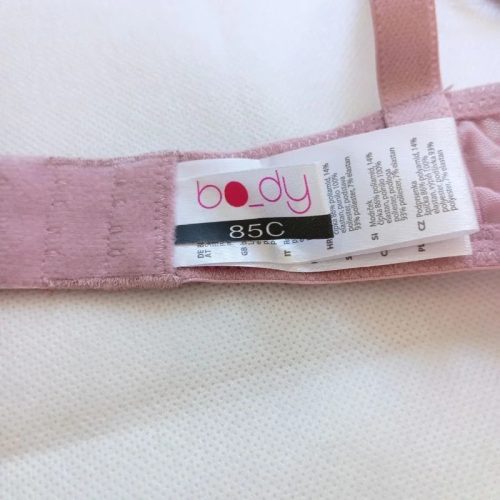 NKD csipkés melltartó 85C – halvány mályva, új, címkés