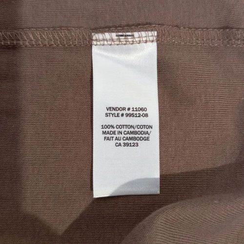 Northern Reflections barna női pamut trikó XXL