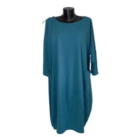 Olasz lazaság – Mélykék pamut oversize ruha