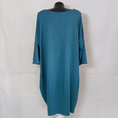 Olasz lazaság – Mélykék pamut oversize ruha