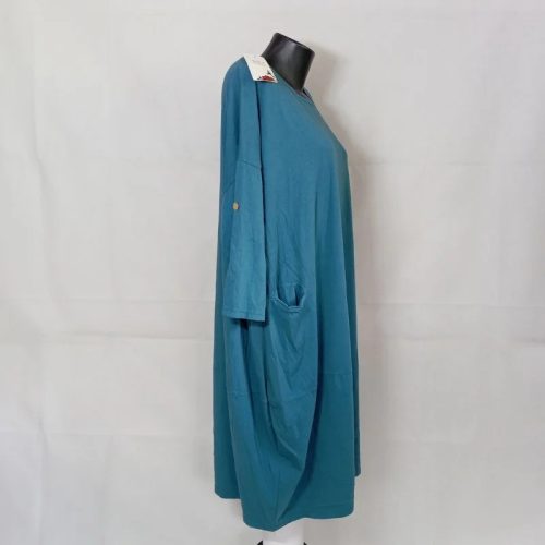 Olasz lazaság – Mélykék pamut oversize ruha