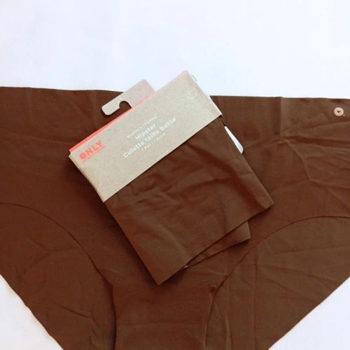 Only barna XL varrás nélküli hipster bugyi